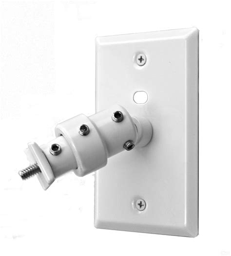 am20 universal speaker mount for electrical box installation white|Pinpoint AM20 White Wall.